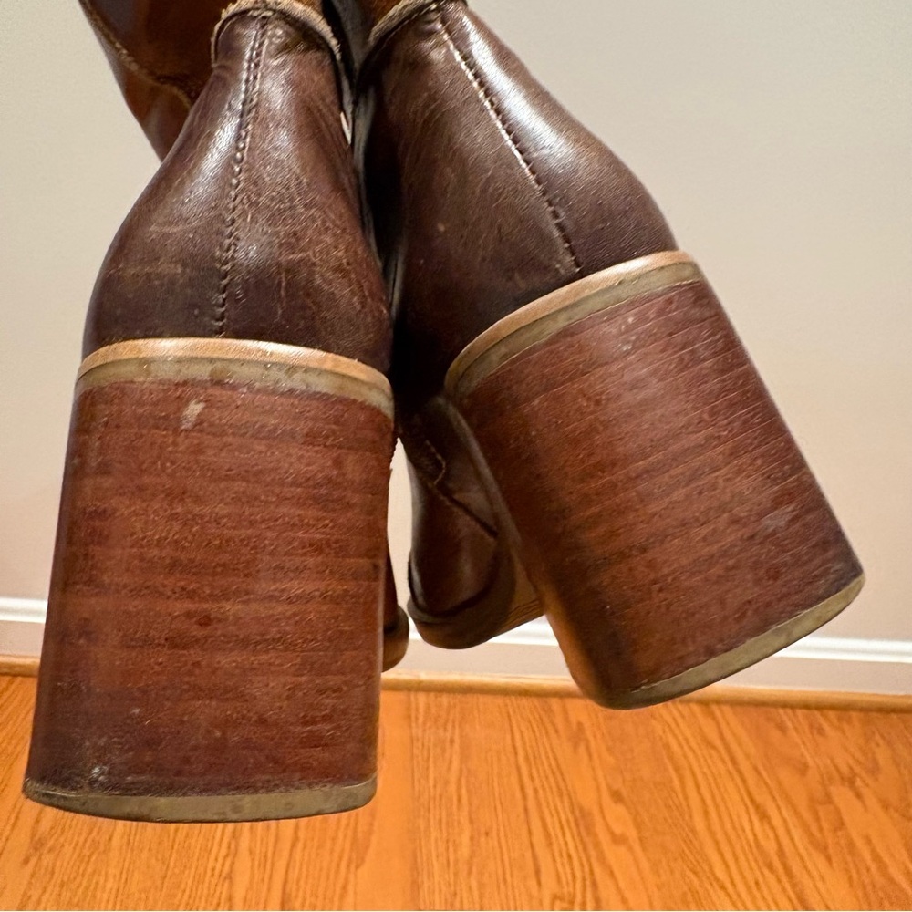 Amanda Smith Vintage Patchwork Leather Ankle Boot… - image 10